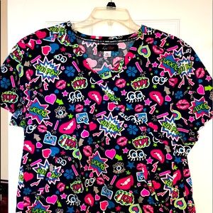 KOI Lite XL Scrub Top. Pre-Owned, looks brand new! Smoke Free Home!